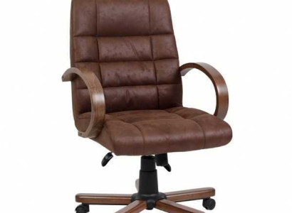 Computer chair brown executive chair faux leather upholstery upholstery office swivel chairs